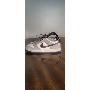 Nike Dunk Low Shoes Youth Size 5Y Gray Purple Colorblock Sneakers FB9109-104